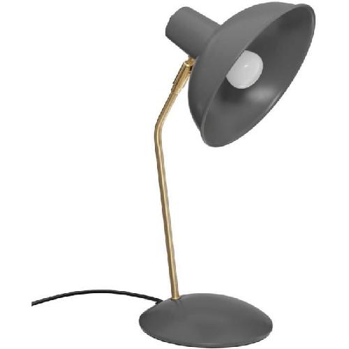 Lampe A Poser Lampe a poser en metal - E14 - 25 W - H. 38 cm - Gris