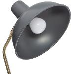 Lampe A Poser Lampe a poser en metal - E14 - 25 W - H. 38 cm - Gris