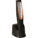 Eclairage Atelier Lampe baladeuse rechargeable 30 LED + socle PEREL