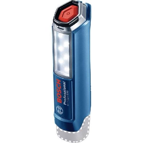 Lampe De Chantier Lampe Bosch Professional GLI 12V-300 sans batterie  6 LEDS - 300 lumens - jusqu'a 9h d'éclairage - 06014A1000