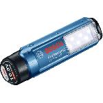 Lampe De Chantier Lampe Bosch Professional GLI 12V-300 sans batterie  6 LEDS - 300 lumens - jusqu'a 9h d'éclairage - 06014A1000