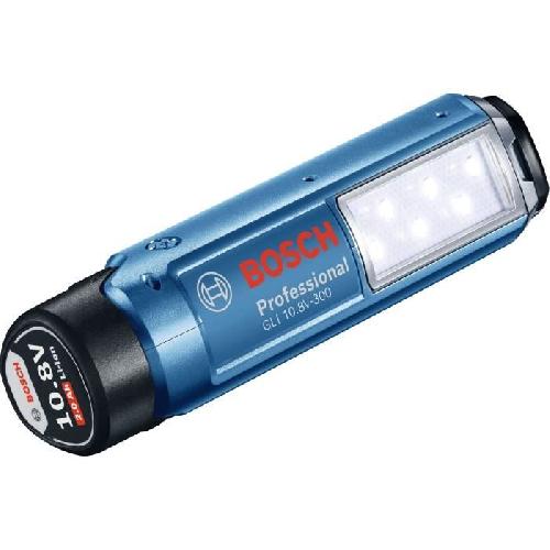 Lampe De Chantier Lampe Bosch Professional GLI 12V-300 sans batterie  6 LEDS - 300 lumens - jusqu'a 9h d'éclairage - 06014A1000