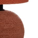 Lampe A Poser Lampe boule ceramique Strie Timeo Terracota - H 25cm