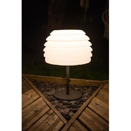 Lampadaire - Lampe De Jardin Lampe Champi résine 230V 50cm - GALIX - éclairage extérieur original et pratique