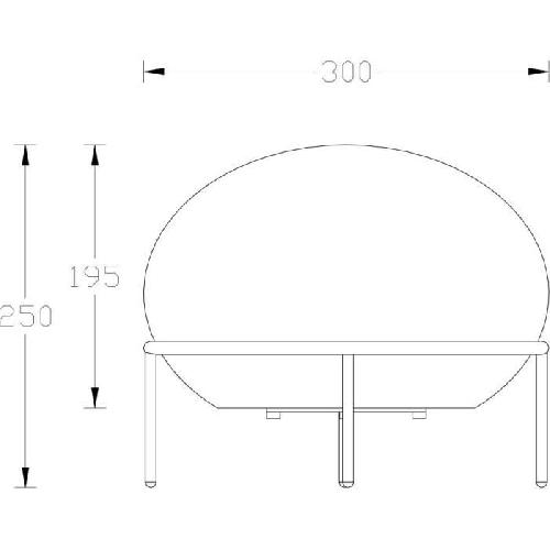 Lampadaire - Lampe De Jardin Lampe d'extérieur sphérique en résine sur pieds - Galix