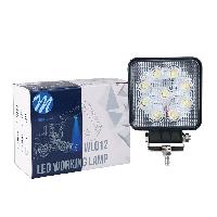 Lampe De Chantier Phare De Travail 9 Led 27W Carre 128X110X58Mm Lampe De Chantier Phare De Travail 9 Led 27W Carre 128X110X58Mm