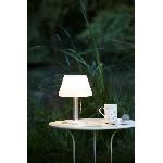 Lampadaire - Lampe De Jardin Lampe de table solaire G2 tres éclairante - GALIX - 100 Lumens - Plastique et tube en inox