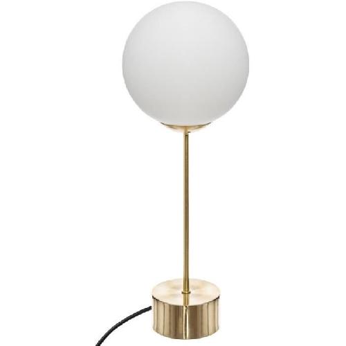 Lampe A Poser Lampe droite a poser en metal - E14 - 40 W - H. 43 cm - Dore