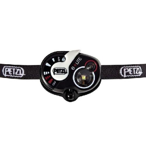 Lampe Frontale Multisport Lampe frontale de secours avec bandeau - PETZL - E+Lite - 40 lumens - Etui inclus - Noir