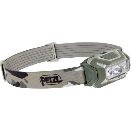 Lampe Frontale Multisport Lampe frontale étanche PETZL ARIA 2 450 lumens 3 piles incluses Camo