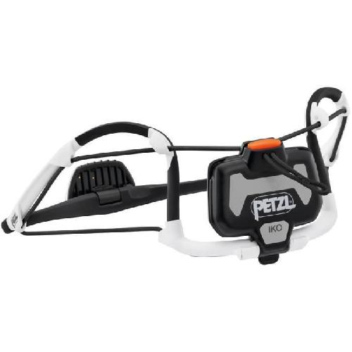 Lampe Frontale Multisport Lampe frontale multi faisceaux - PETZL - IKO - 350 lumens - Bandeau Airfit - Batterie rechargeable incluse - Noir et blanc