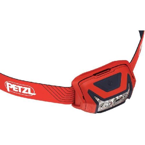 Lampe Frontale Multisport Lampe frontale - PETZL - ACTIK - Running / Trekking - 450 lumens - 3 piles AAA/LR03 incluses - Rouge