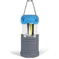 Lampe - Lanterne - Eclairage D'appoint De Camping Lanterne pliable - KAMPA - Flare - LED COB - Piles AA - Gris et bleu