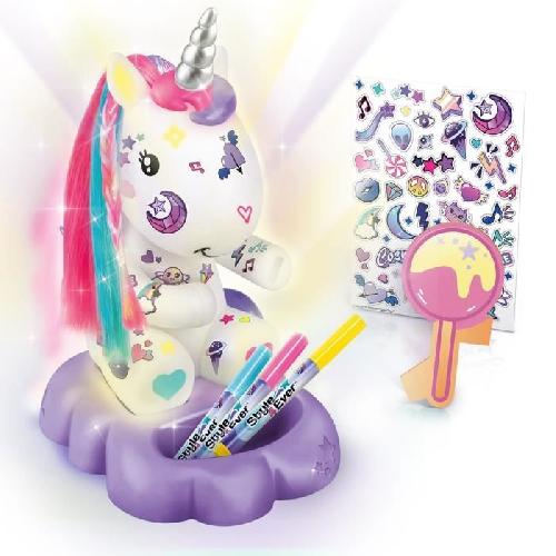 Jeu De Coloriage - Dessin - Pochoir Lampe Licorne a Décorer Cosmique Edition Collector - Canal Toys