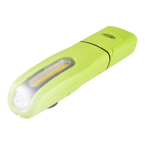 Eclairage Atelier Lampe Rechargeable Jaune Fluo 180o Magflex Mini 250 Lumens Ring