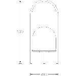 Decoration Lumineuse Lampe rechargeable USB en résine sur 4 pieds 200 Lumens H53 cm - GALIX