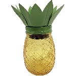 Decoration Lumineuse Lampe solaire Ananas - GALIX - Métal/Verre - 5 LED - 8h d'éclairage
