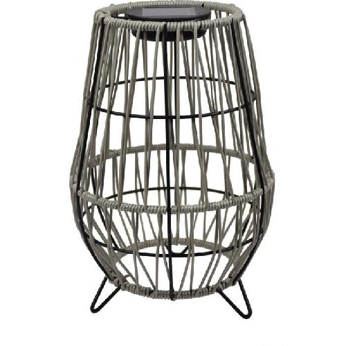 Balise - Borne Solaire Lampe solaire décorative a filament blanc chaud H30cm - GALIX