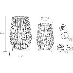 Balise - Borne Solaire Lampe solaire décorative a filament blanc chaud H30cm - GALIX