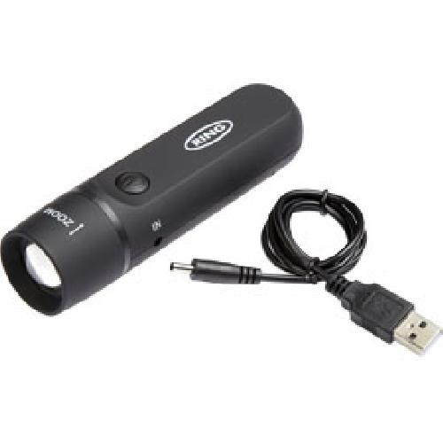 Lampe torche LED a manivelle RING + cable USB