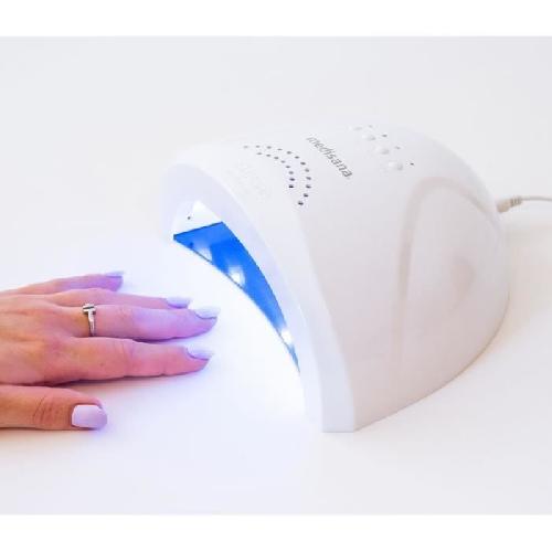 Lampe Uv De Manucure - A Vernis Lampe UV ongle LED - MEDISANA - ND A80 - 2 en 1 pour tous gels et vernis UV - Minuteries - 2 intensites - Auto off