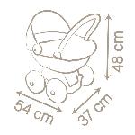 Vetement - Accessoire Poupon Landau câlin Baby Nurse pour poupon jusqu'a 42cm - SMOBY