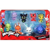 Landau - Poussette Bandai - Miraculous - Pack de 8 kwamis ? Collection de Mini-figurines - P50532