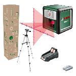 Longueur (telemetre - Laser Mesureur) Laser ligne en croix Bosch - Quigo + -Portee 7 m. livre avec piles. trepied 1.1m et coffret-