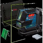 Longueur (telemetre - Laser Mesureur) Laser lignes vert GLL 2-15 G avec support LB 10 - BOSCH - 0601063W00