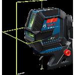 Longueur (telemetre - Laser Mesureur) Laser vert 2 points et lignes GCL 2-50 G avec support RM 10 - BOSCH - 0601066M00