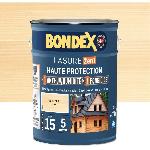 Peinture - Vernis - Traitement (lasure - Effets Decoratifs) Lasure 2 en 1 Haute protection - Incolore satin - BONDEX - 5 L