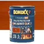 Peinture - Vernis - Traitement (lasure - Effets Decoratifs) Lasure 2 en 1 Haute protection - Teck satin - BONDEX - 5 L