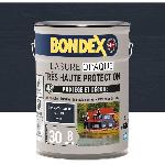 Peinture - Vernis - Traitement (lasure - Effets Decoratifs) Lasure opaque Tres haute protection - Gris anthracite RAL 7016 satin - BONDEX - 5 L