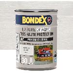 Peinture - Vernis - Traitement (lasure - Effets Decoratifs) Lasure opaque Tres haute protection - Gris perle RAL 9002 satin - BONDEX - 5 L