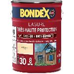 Peinture - Vernis - Traitement (lasure - Effets Decoratifs) lasure pour bois trés haute protection 8 ans incolore 5L Bondex