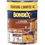 Lasure protection de bois - Chene clair - Mat - BONDEX - 4 L