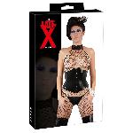 Latex Waist Cincher black S S