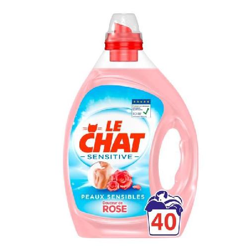Lessive LE CHAT Lessive Sensitive - Douceur de rose - 2 L