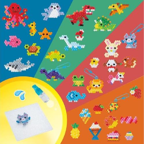 Jeu De Perle A Repasser - Jeu De Perle A Fixer Le coffret creatif 4 en 1 - AQUABEADS - 35072 - 1900 perles pour creations a vaporiser