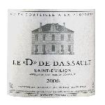 Vin Rouge Le D de Dassault 2006 Saint Emilion - Vin rouge de Bordeaux