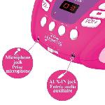 Lecteur Cd - Radio - Boombox LECTEUR CD Bluetooth Disney Princess - Effets Lumineux - LEXIBOOK