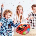 Lecteur Cd - Radio - Boombox Lecteur CD Bluetooth lumineux Miraculous - LEXIBOOK - MIRACULOUS - CD/CD-R/CD-RW - Bluetooth 5.0 - Enfant