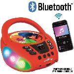 Lecteur Cd - Radio - Boombox Lecteur CD Bluetooth lumineux Miraculous - LEXIBOOK - MIRACULOUS - CD/CD-R/CD-RW - Bluetooth 5.0 - Enfant