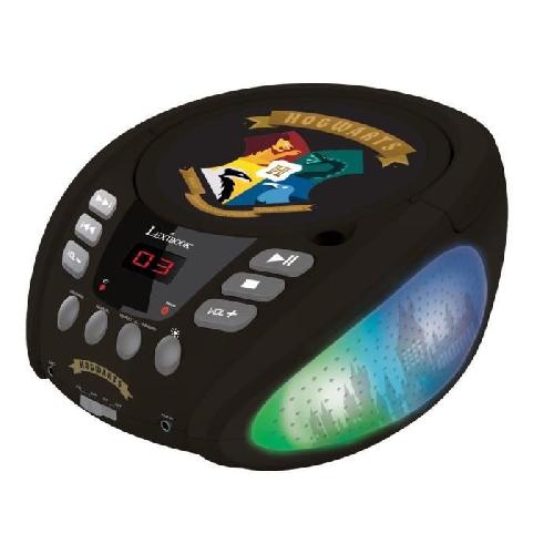 Lecteur Cd - Radio - Boombox Lecteur CD Bluetooth transportable Harry Potter - Effets lumineux - LEXIBOOK