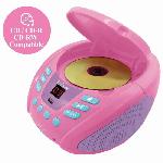 Lecteur Cd - Radio - Boombox Lecteur CD Portable Bluetooth Licorne - LEXIBOOK - Effets Lumineux - USB - Enfant - Violet - Rose