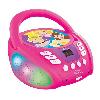 Lecteur Cd - Radio - Boombox LECTEUR CD Bluetooth Disney Princess - Effets Lumineux - LEXIBOOK