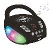 Lecteur Cd - Radio - Boombox Lecteur CD Bluetooth LEXIBOOK iParty avec Effets Lumineux et USB - Pour Enfant - Noir