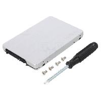 Lecteur De Carte Memoire Externe Adaptateur microSD pour SATA convertit 4 cartes microSD vers SATA SSD - Aluminium