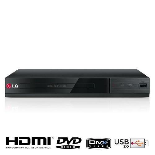 Lecteur DVD LG DP132H - HDMI. USB - Noir