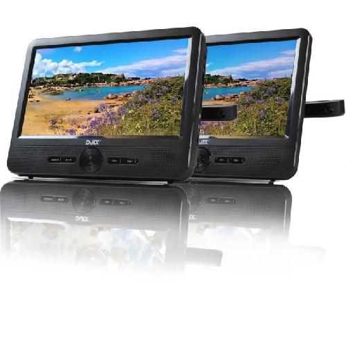 Lecteur Dvd Portable Lecteur DVD portable DJIX PVS906-50SM 9 - Double ecran - Autonomie 2h - Noir